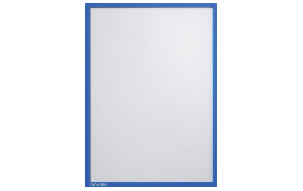 Franken FRAME IT X-traLine Magnetrahmen – DIN A4 – Blau – 5er Pack