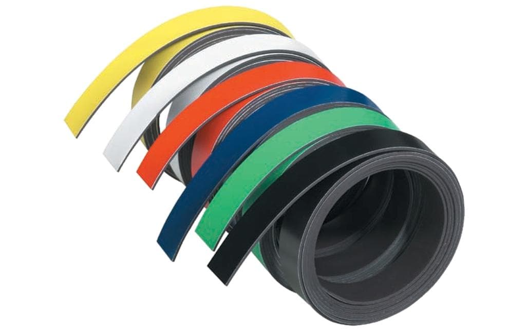 Franken Magnetband – selbstklebend, 1 m × 10 mm, Gelb