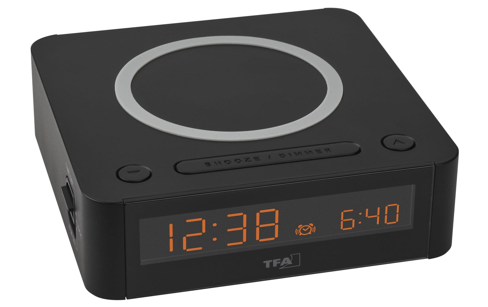 TFA-Dostmann TFA Dostmann Digitalwecker – Snooze, USB, 11 × 11,4 × 3,4 cm, Schwarz