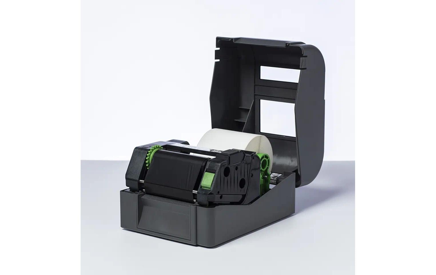 Brother Thermotransferband Wachs/Harz, Schwarz – 110 mm × 300 m – für TD-4420TN/TD-4520TN/TD-4650TNWB u. a.