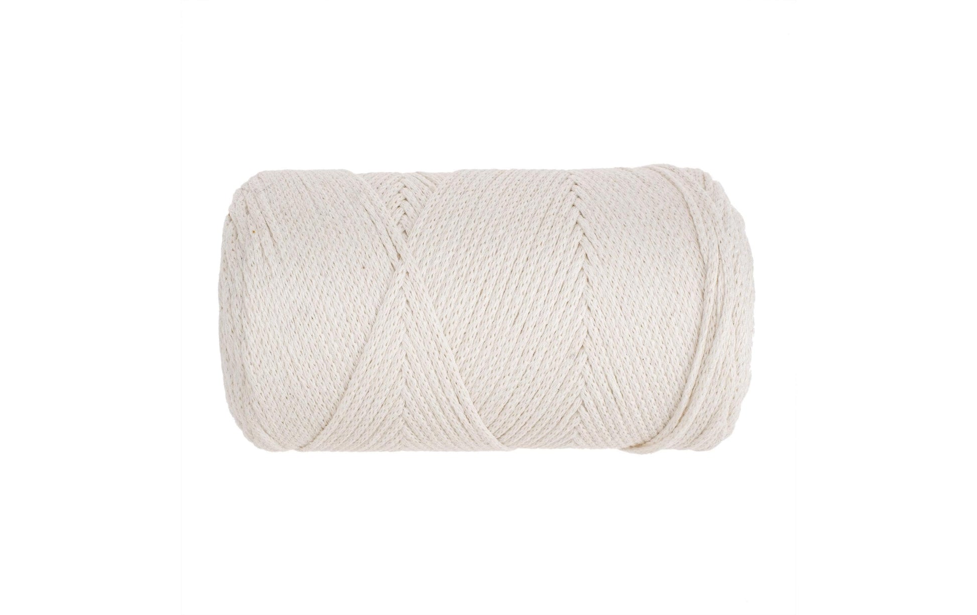 Glorex Makramee-Kordel Beige – Ø 2 mm, 250 g, 225 m, 80% Baumwolle/20% Polyester