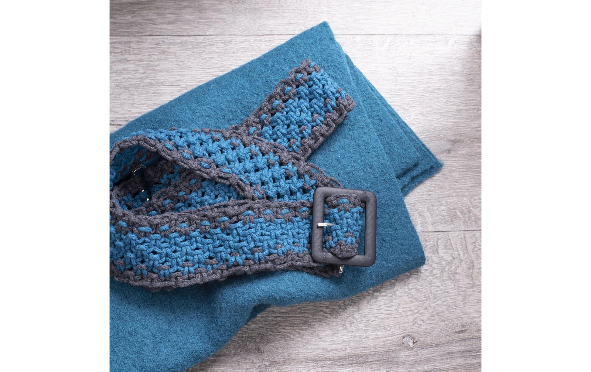 Glorex Makramee-Kordel Türkis – Ø 2 mm, 250 g, 225 m, 80% Baumwolle/20% Polyester