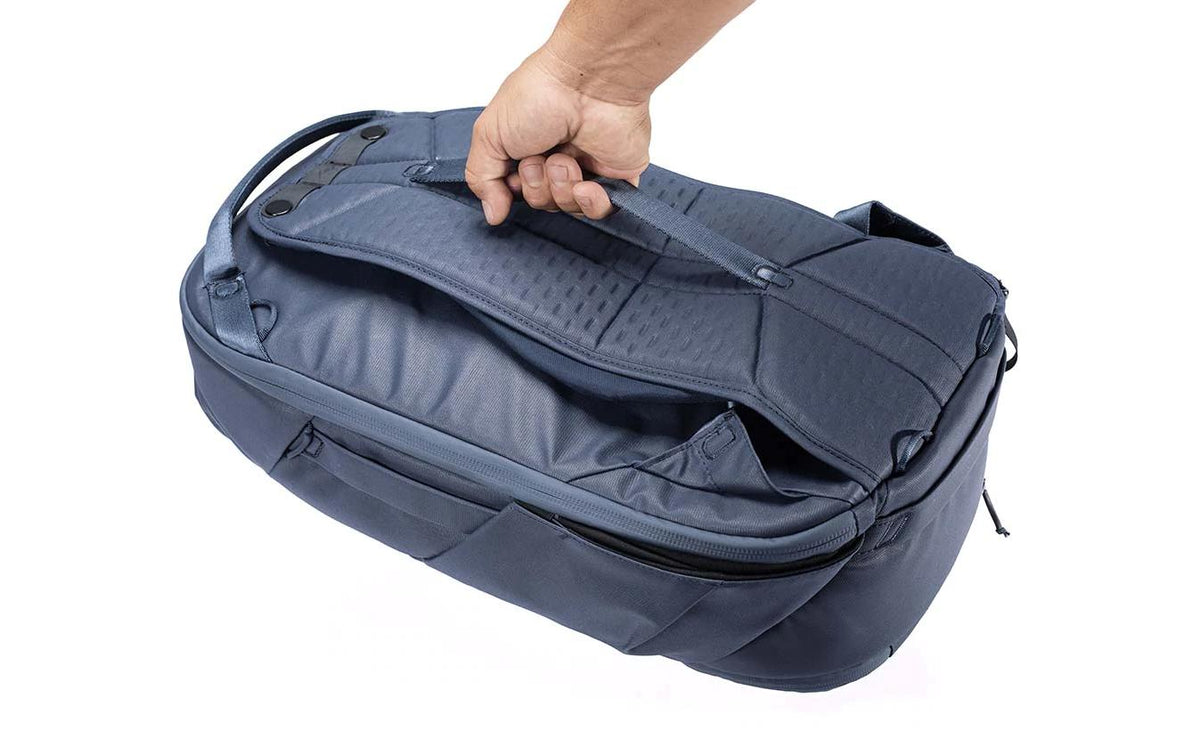 Peak Design Rucksack – 30 l, 180 × 530 × 330 mm – 400D Nylon, blau – für Systemkameras
