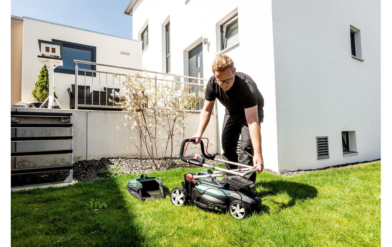 Metabo RM 36-18 LTX BL 36 Akku-Rasenmäher, bürstenlos – 18 V – Schnittbreite 36 cm – Solo – CAS