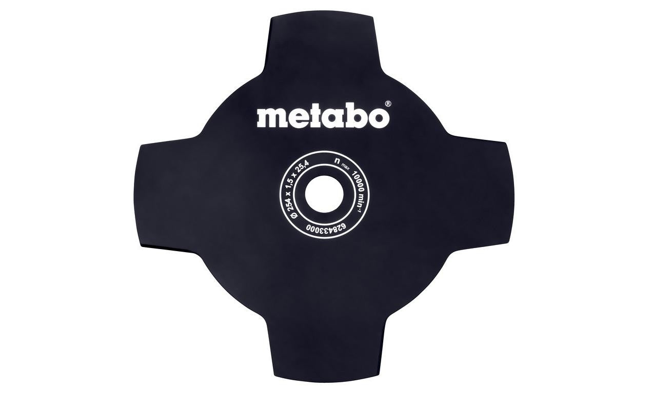 Metabo Ersatzmesser 254 × 1,5 mm – 4-flügelig – 1 Stk – für Metabo FSD, FSB 36-18 LTX BL 40