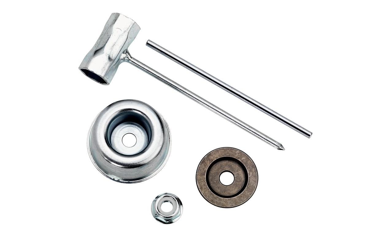 Metabo Messeradapter Edelstahl – für Rasentrimmer – 1 Stk – für Metabo FSD, FSB 36-18 LTX BL 40