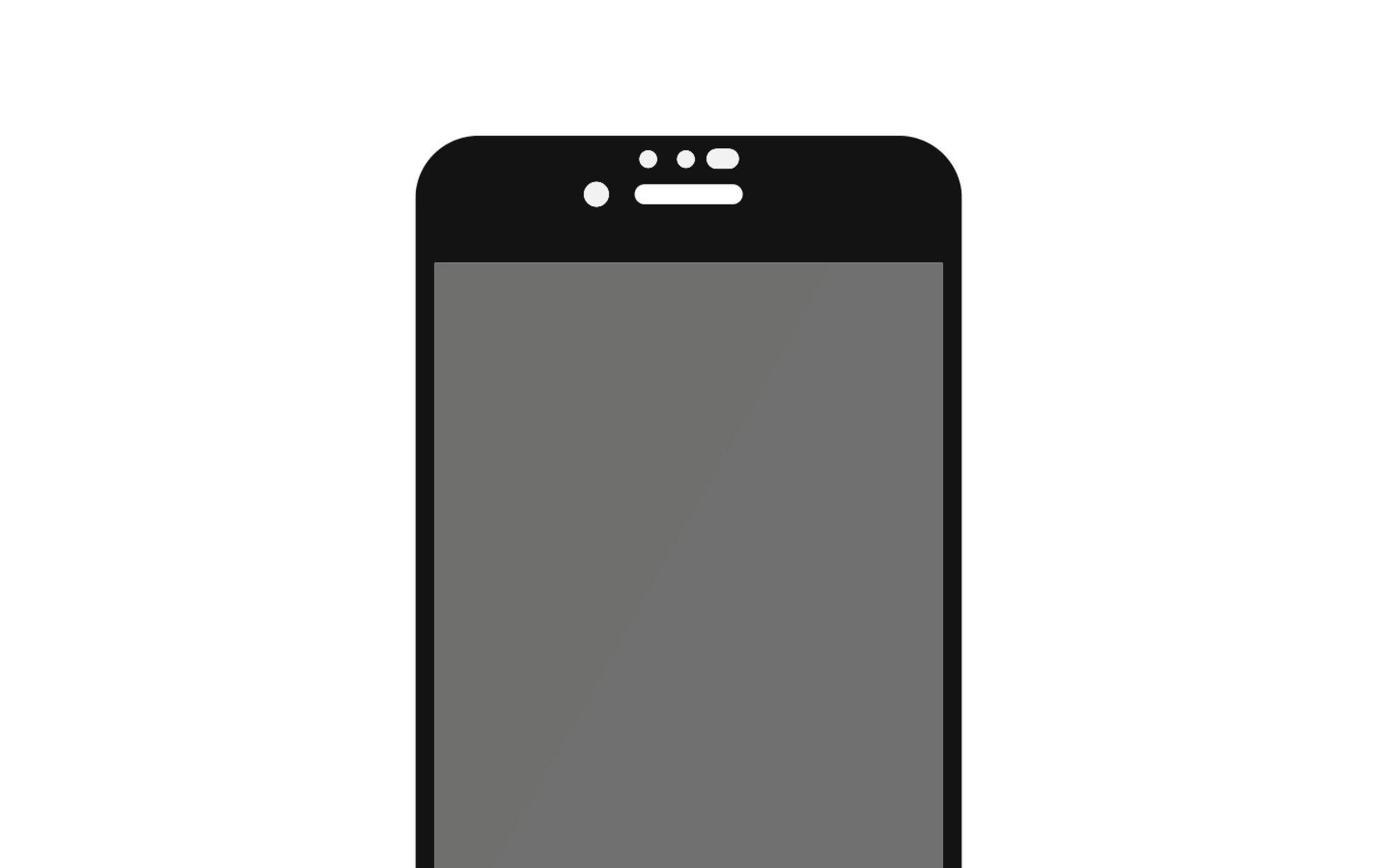 PanzerGlass Privacy-Filter (Panzerglas), Edge-to-Edge – für iPhone 6/6s/7 und andere