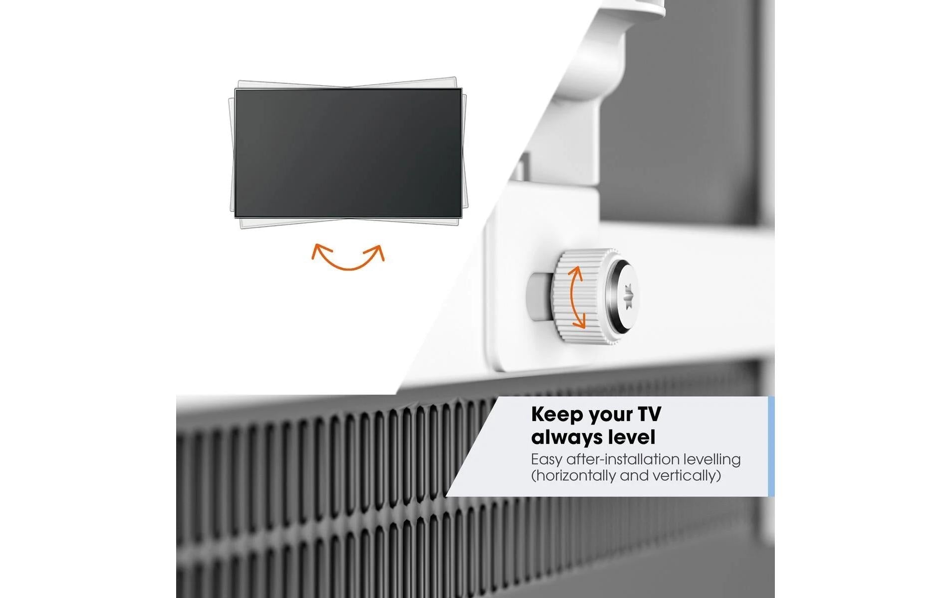 Vogel's 6VO TVM 3645W – Wandhalterung, drehbar, für 52", VESA 400×400, bis 35 kg, weiss