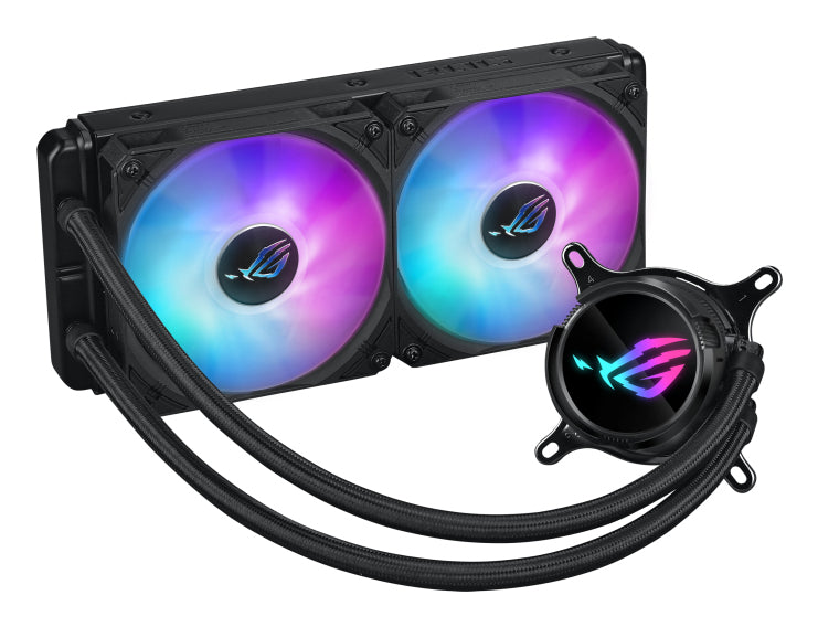 ASUS ROG STRIX LC III 240 ARGB – Wasserkühler – 240 mm Radiator, 2×120 mm Lüfter, für LGA 1700, AM5, AM4 und andere