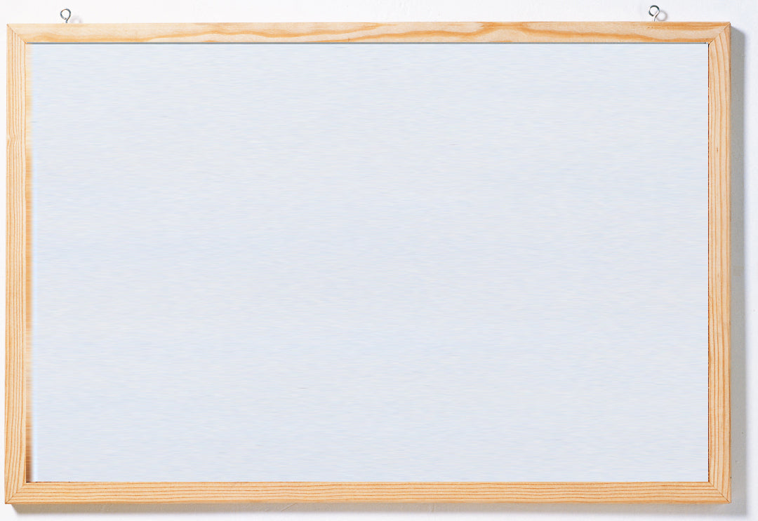 Franken Whiteboard – 100 × 60 cm, lackierter Stahl, Holzrahmen, Wandmontage – 1-teilig
