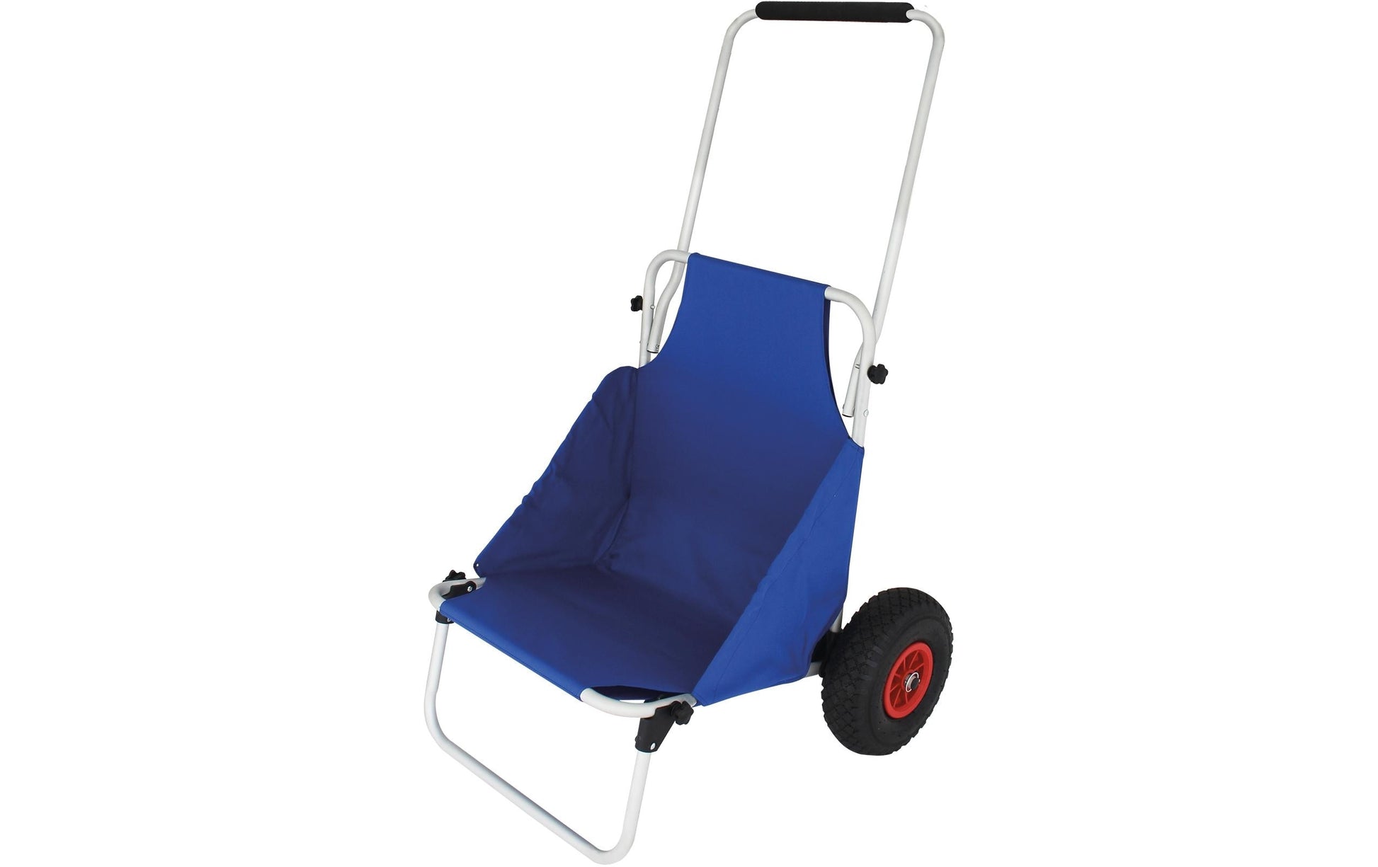 Eurotrail Strandwagen – faltbar, bis 80 kg, 3,8 kg – 720×1120×680 mm – blau – Aluminium/Polyester