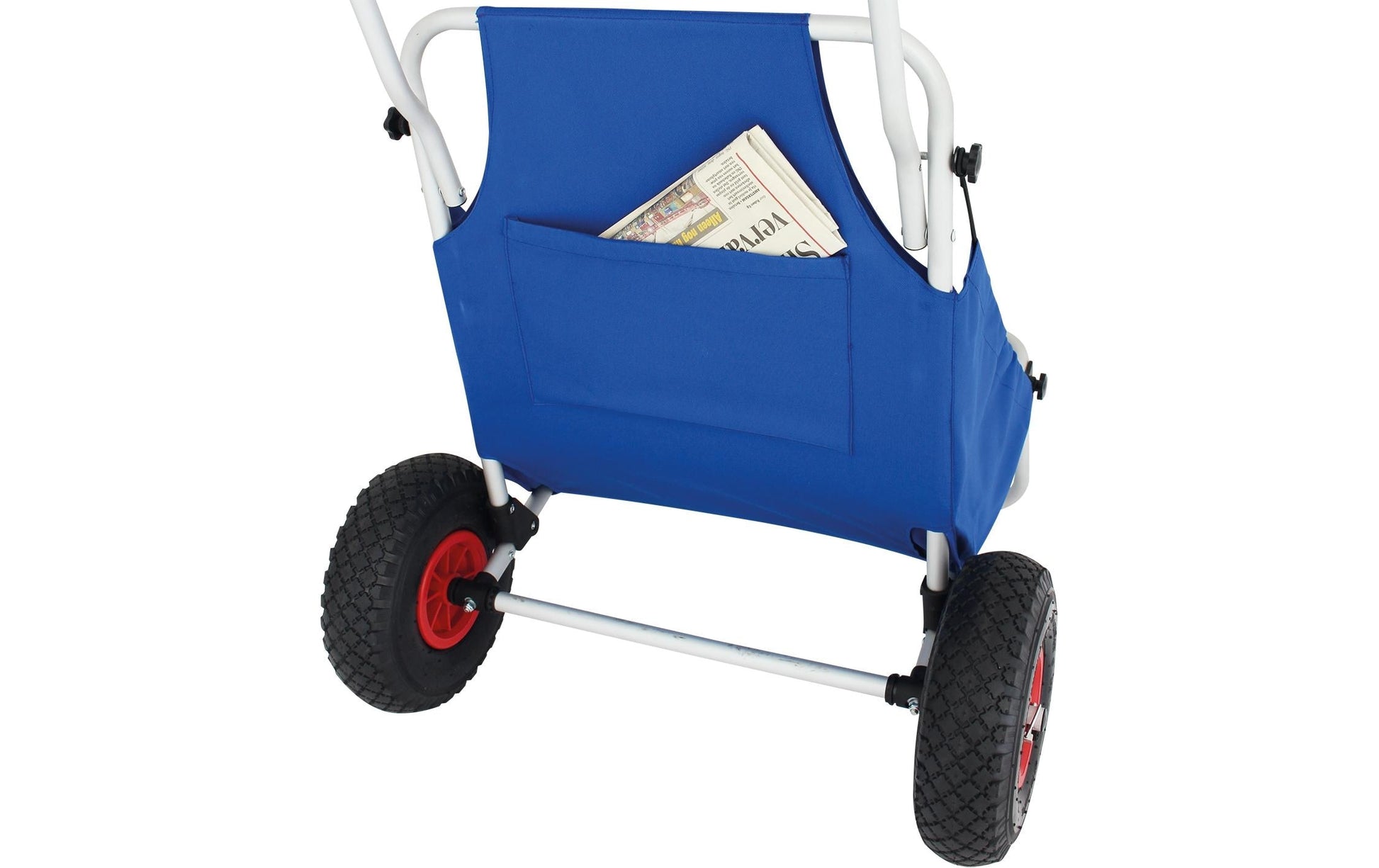 Eurotrail Strandwagen – faltbar, bis 80 kg, 3,8 kg – 720×1120×680 mm – blau – Aluminium/Polyester