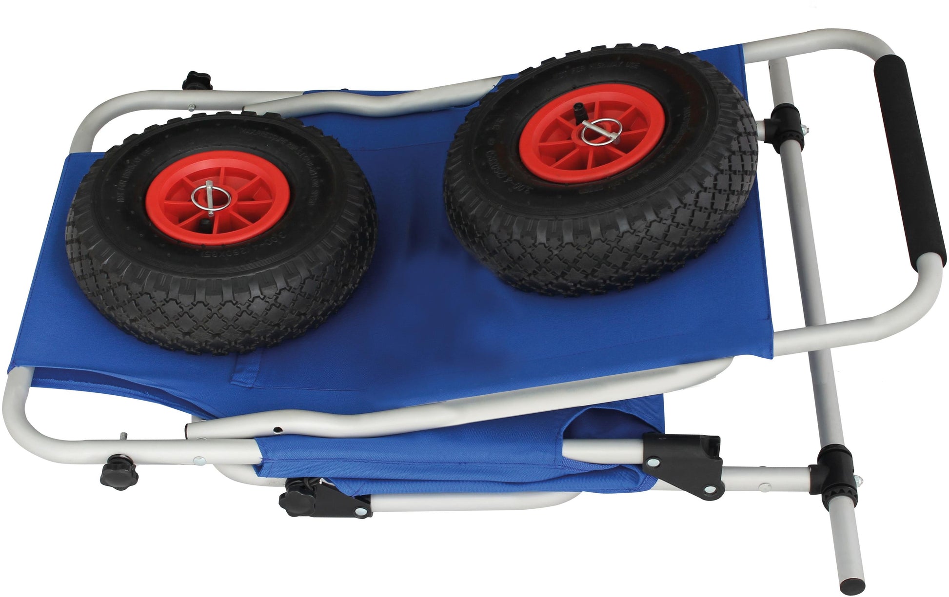Eurotrail Strandwagen – faltbar, bis 80 kg, 3,8 kg – 720×1120×680 mm – blau – Aluminium/Polyester