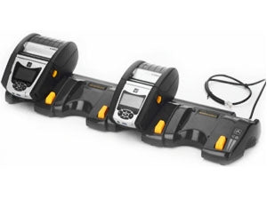 Zebra Akkubasis P1031365-046 – für QLn220, QLn320, schwarz, weiss, gelb