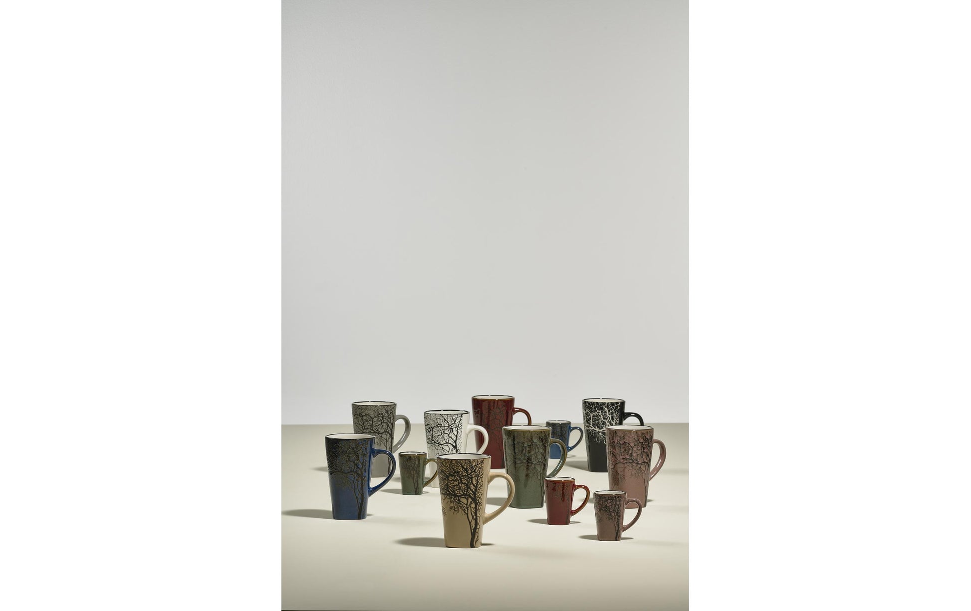 Villa Collection Espressotasse – 4er Set, 100 ml, Ø 5,5 cm, H 8,0 cm, Steingut, Grün, spülmaschinenfest