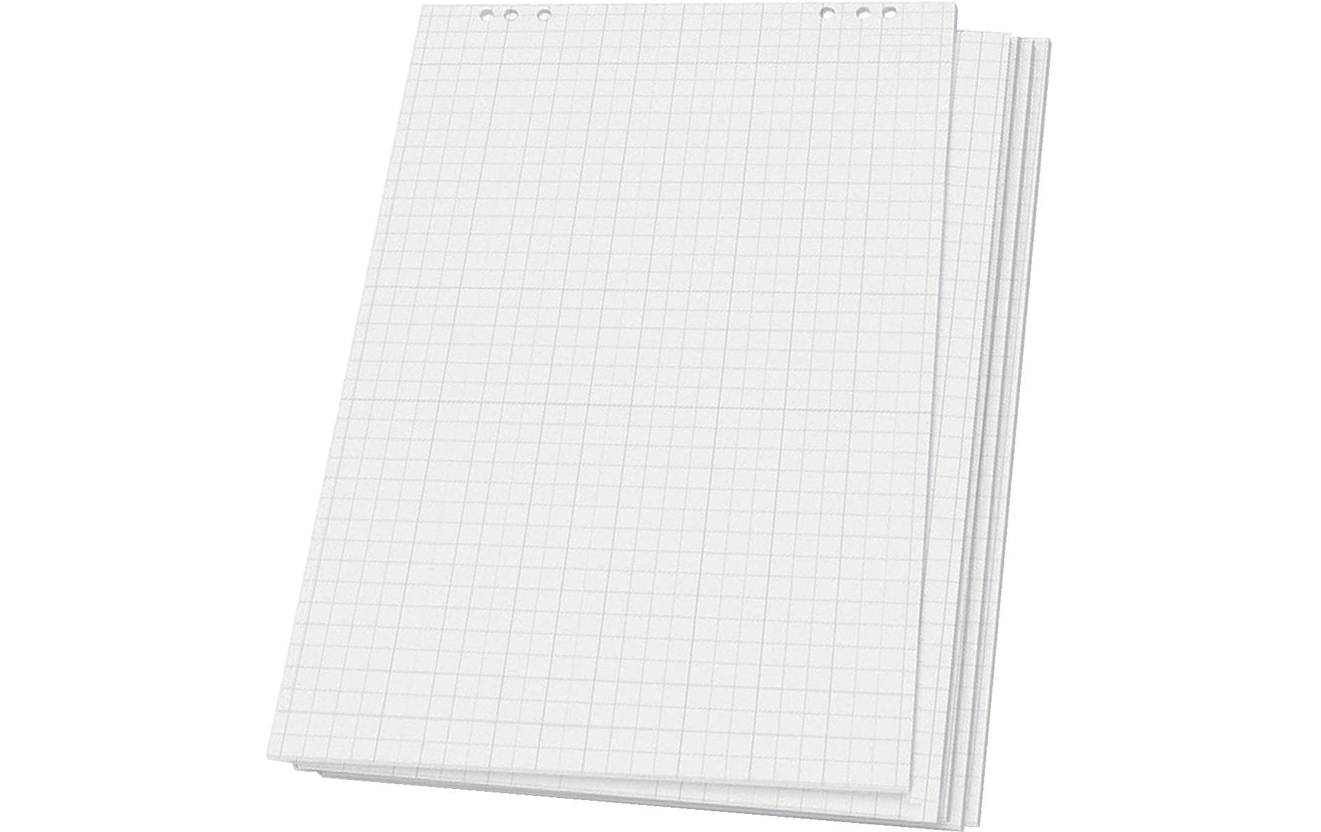 Franken Flipchartblock kariert 25 mm – 68 × 98 cm, 100 Blatt, 5er Pack, 80 g/m²