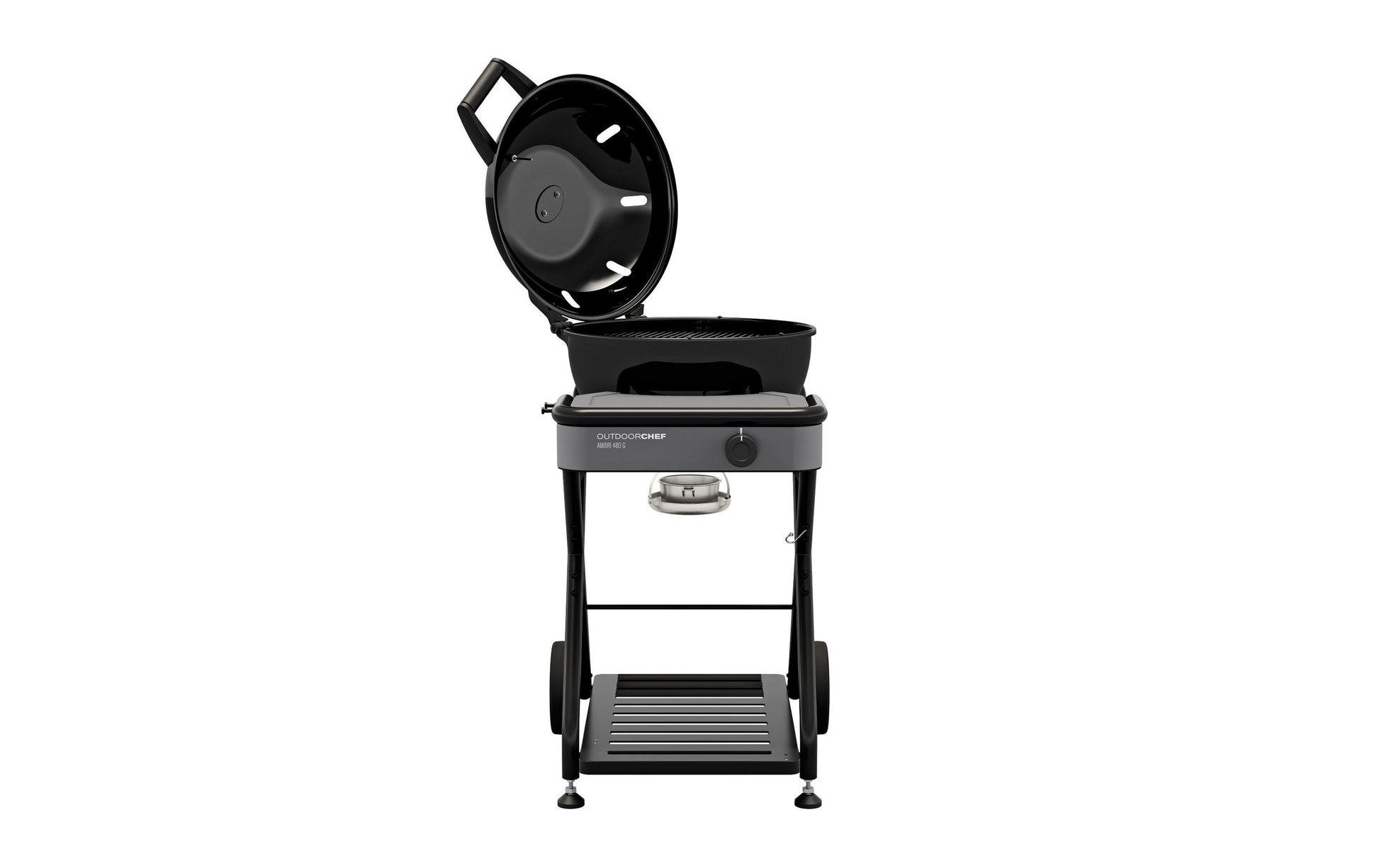 OUTDOORCHEF Kamado-Gasgrill Ambri 480 G Evo – Ø 48 cm, 5,8 kW – schwarz