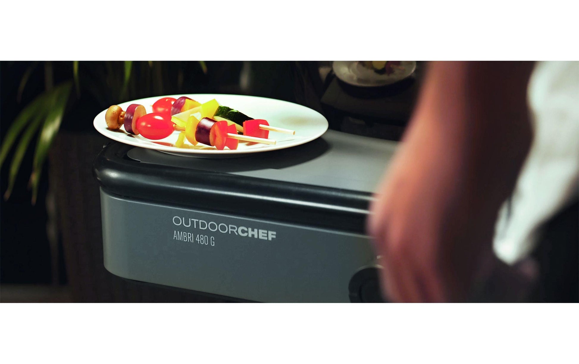 OUTDOORCHEF Kamado-Gasgrill Ambri 480 G Evo – Ø 48 cm, 5,8 kW – schwarz