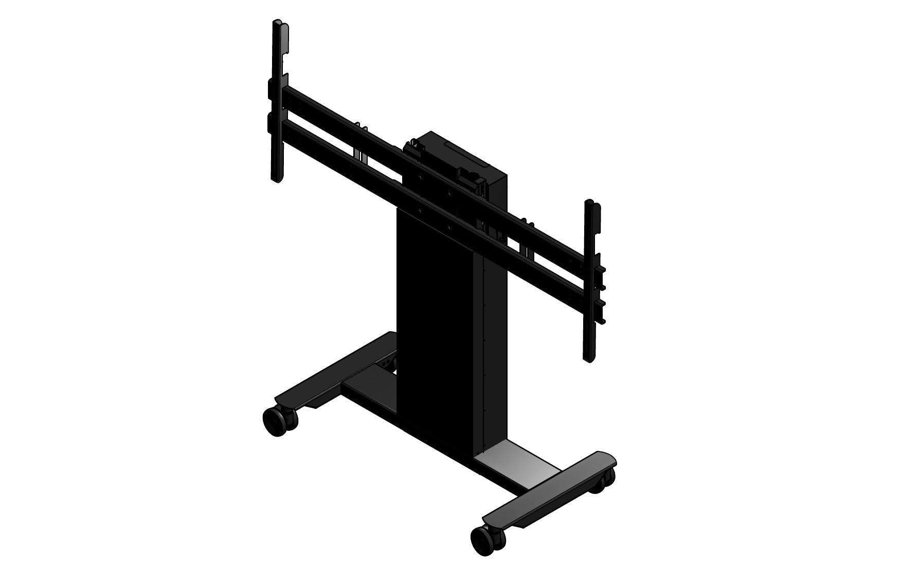 DSS VESA Adapter – Dreh-Adapter für Mobilift 0049, 0193, VESA 1500×600 mm, Schwarz