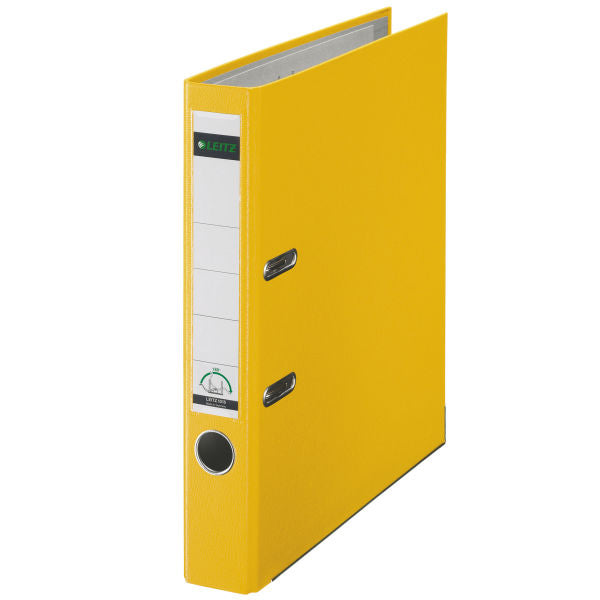 Leitz 180° Ordner – für A4 – Rückenbreite 5,2 cm – Gelb – 20 Stk.