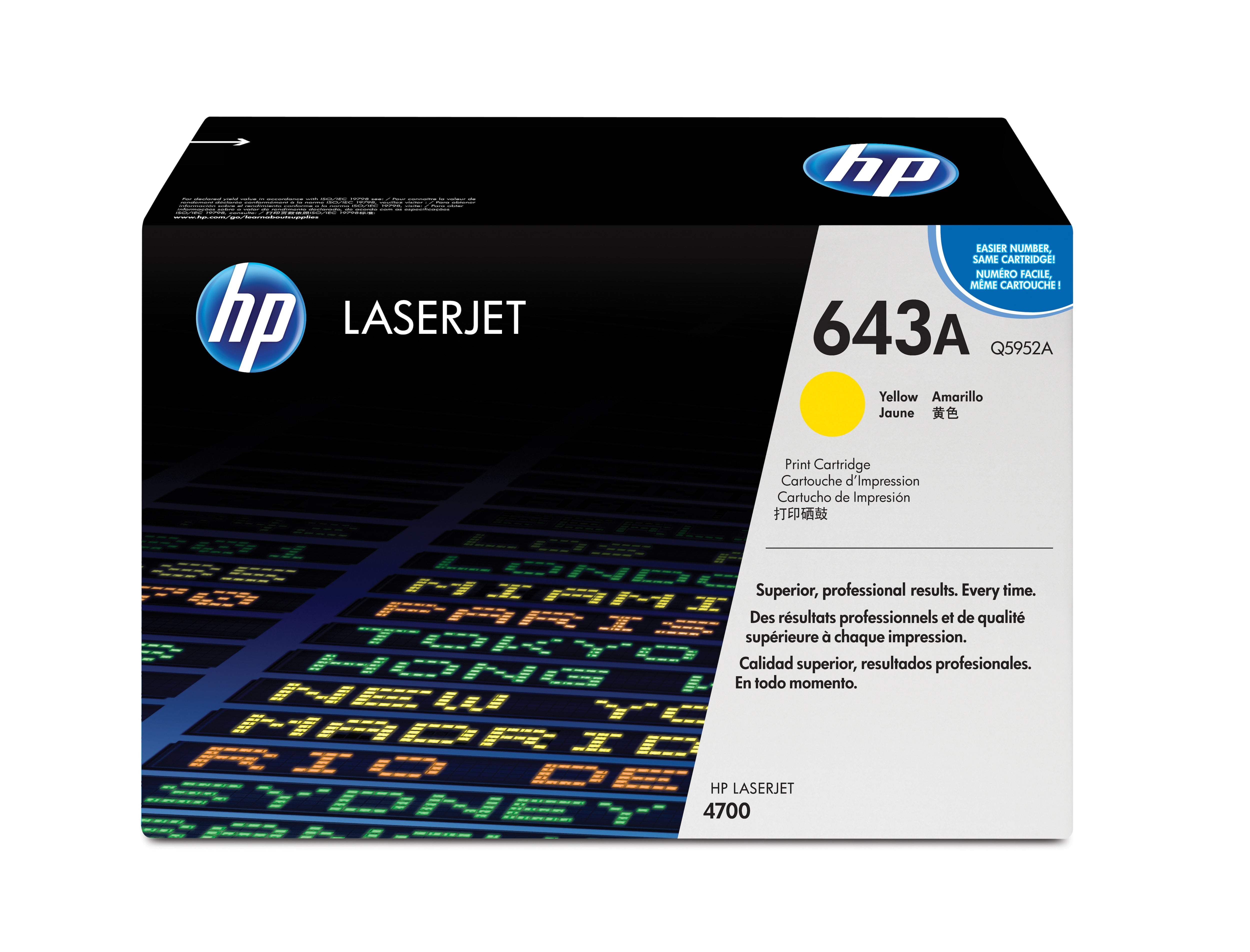 HP Toner 4700 – Gelb, 10000 Seiten