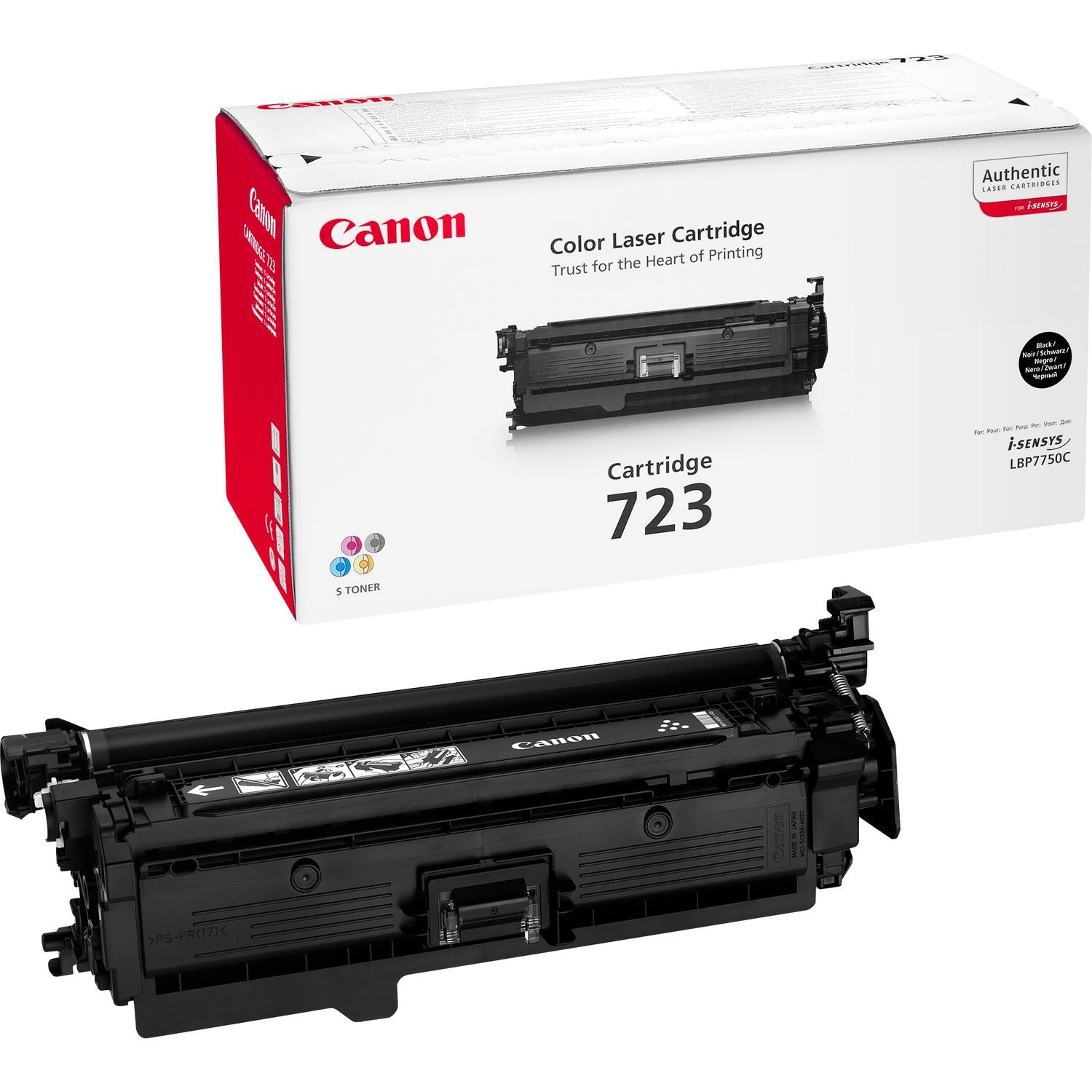 Canon Toner 723BK – schwarz, 5000 Seiten