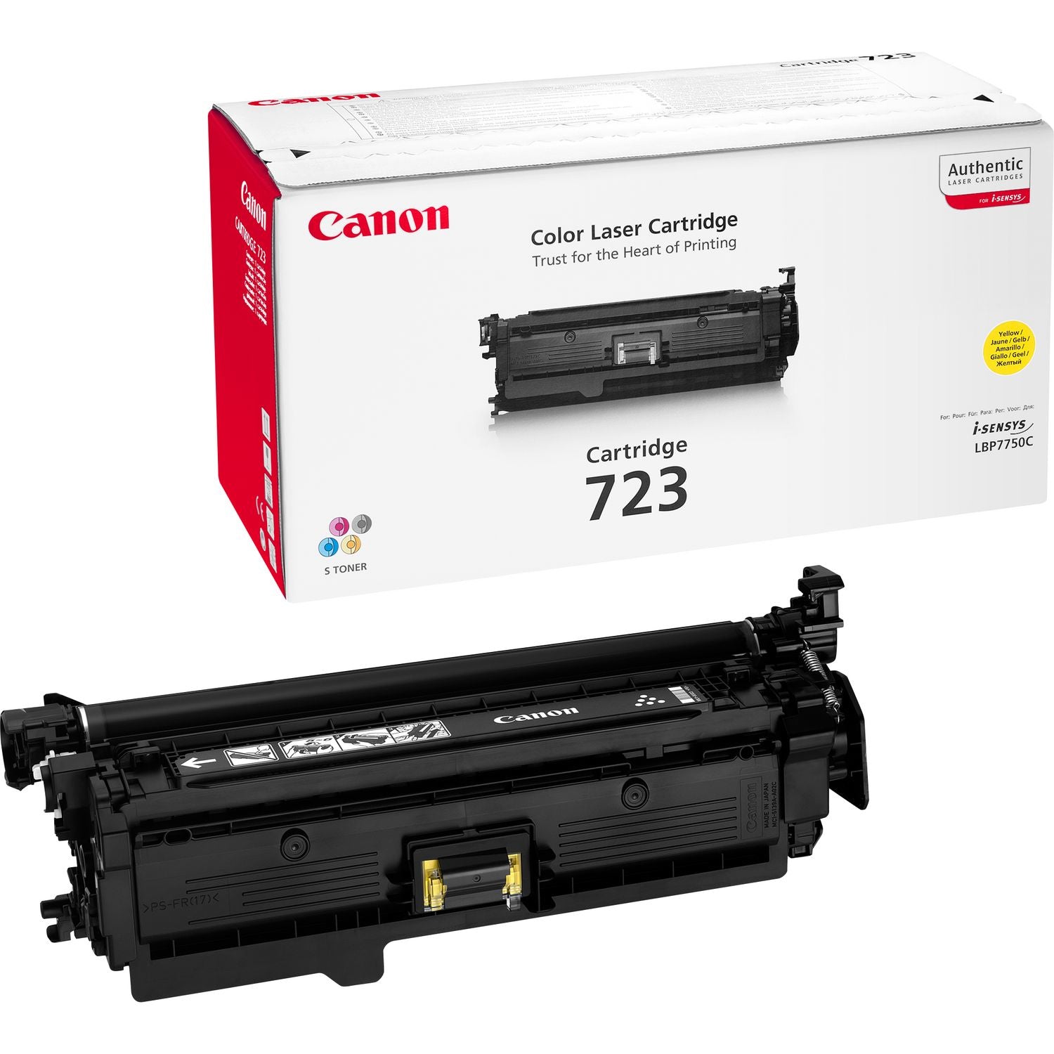 Canon 723Y Gelb Toner – Original – 8'500 Seiten – für Canon i-SENSYS LBP7750Cdn