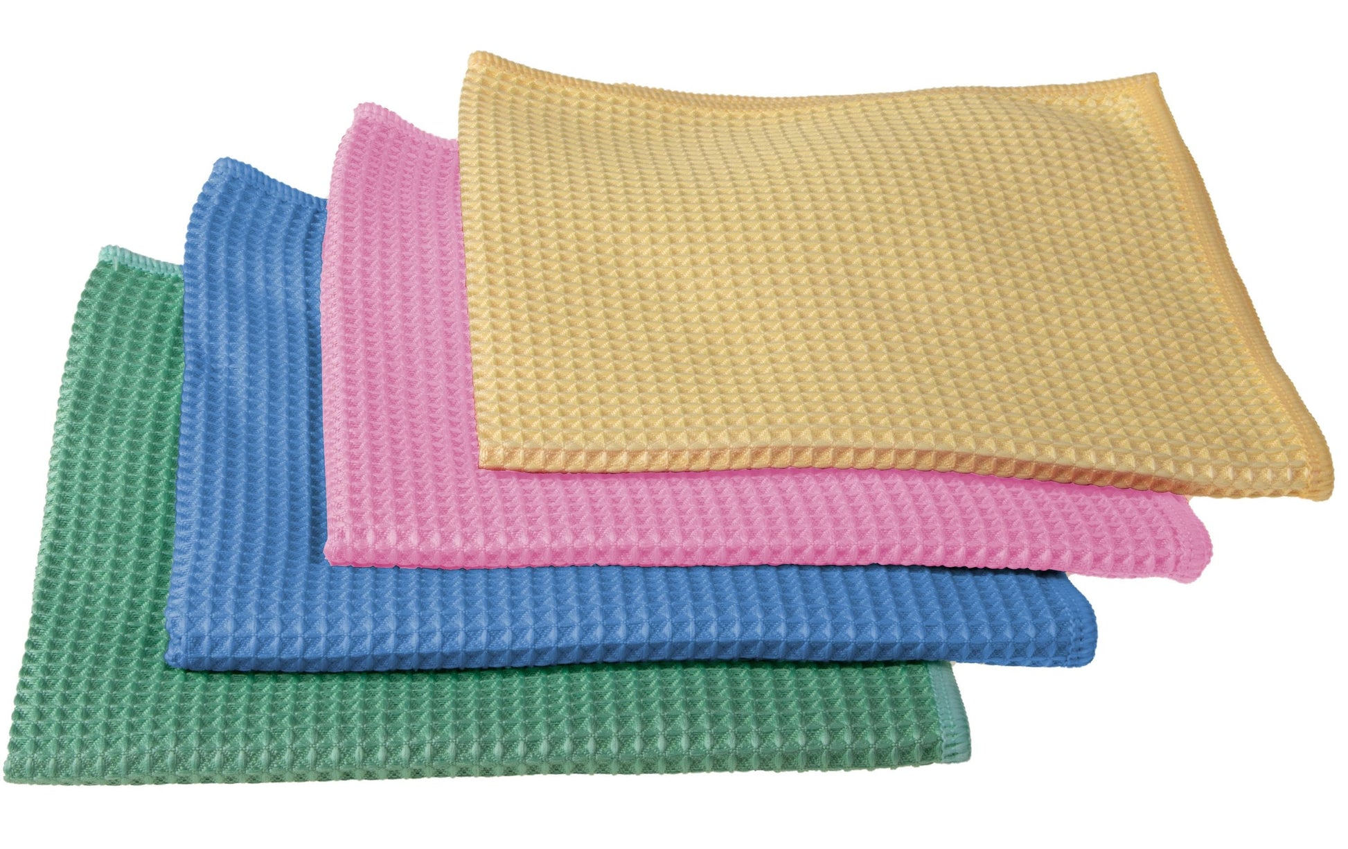Edi Baur Mikrofasertuch – Grün – 40 × 40 cm – 5er-Set