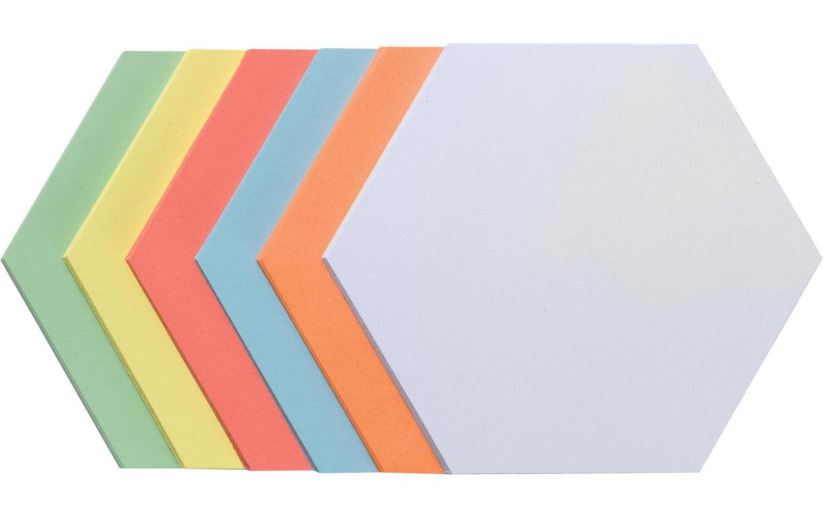 Franken UMZH 1719 99 Moderationskarten Wabe – 16,5 × 19 cm, sortiert, 130 g/m², 100 % Altpapier, 250 Stk.