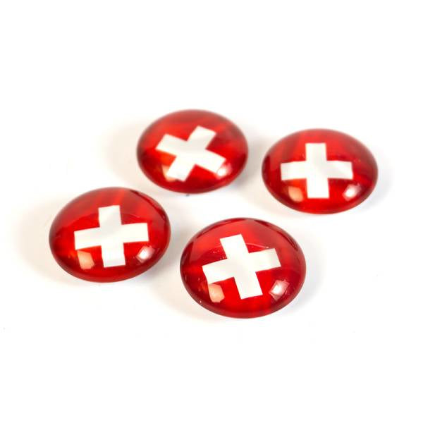 Trendform Tafelmagnete – Ø 35 mm – 4 Stk. – rot