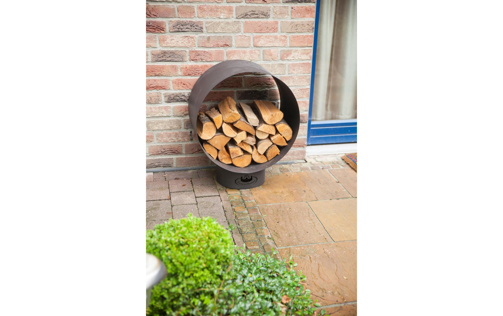 Esschert Design FF282 Aufbewahrungsbox – Stahl – Schwarz – für Holzkamin – 582 × 720 × 380 mm