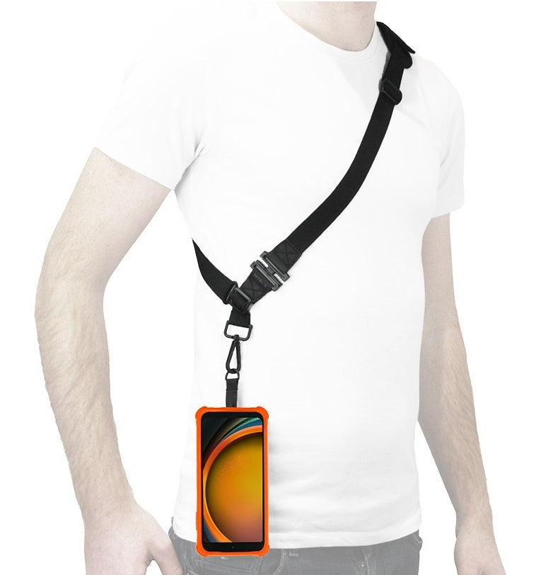 Mobilis Backcover PROTECH – für Samsung Galaxy XCover7 P – orange – mit Handschlaufe