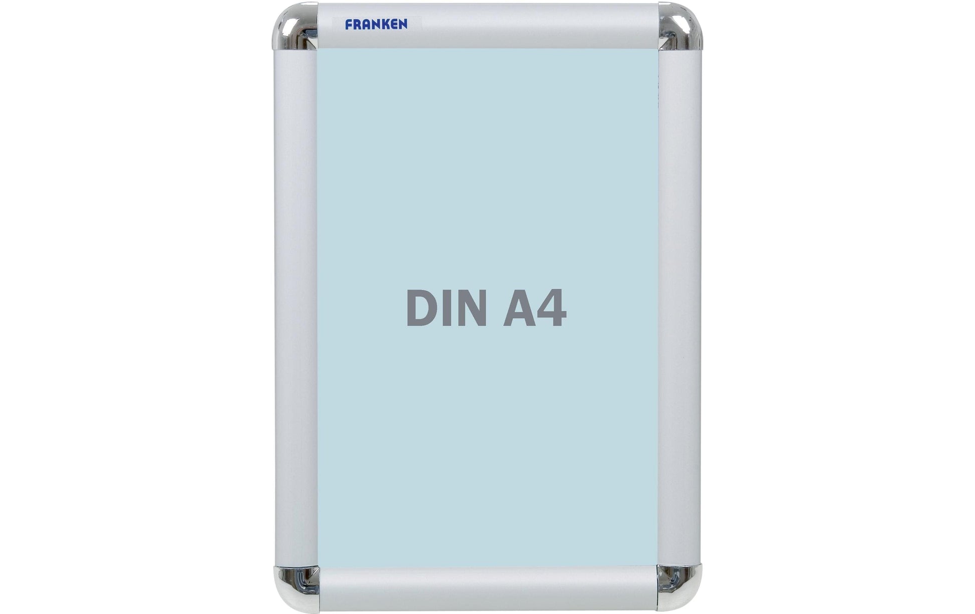 Franken Plakatrahmen – für A4 – Klapprahmen – Silber – Aluminium – 240×327×12 mm