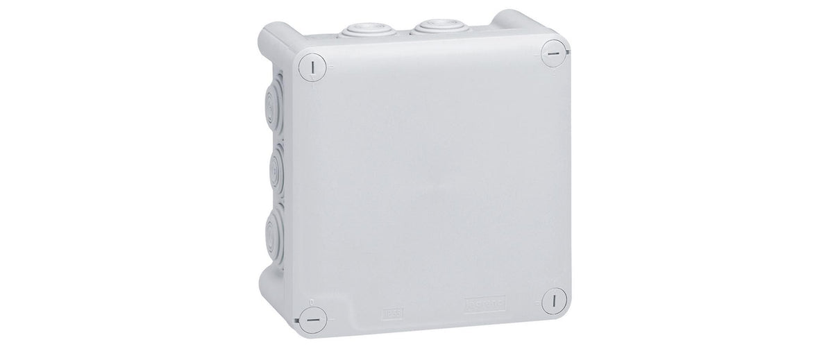 Legrand Aufputz-Box 130×130×74 mm, IP55 – grau