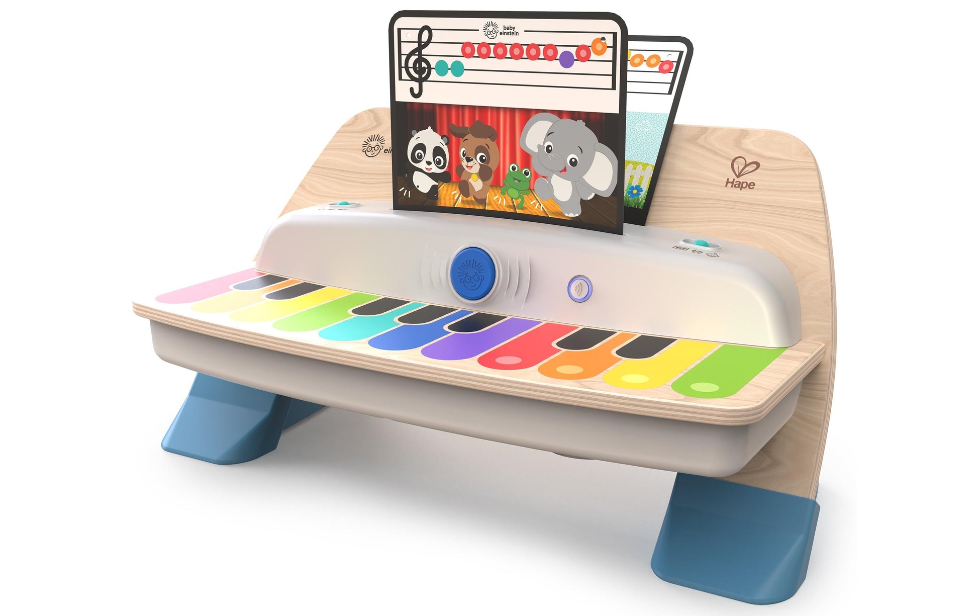 Hape Deluxe Magic Touch Piano – 36 cm – Holz – Mehrfarbig – ab 0,5 J.