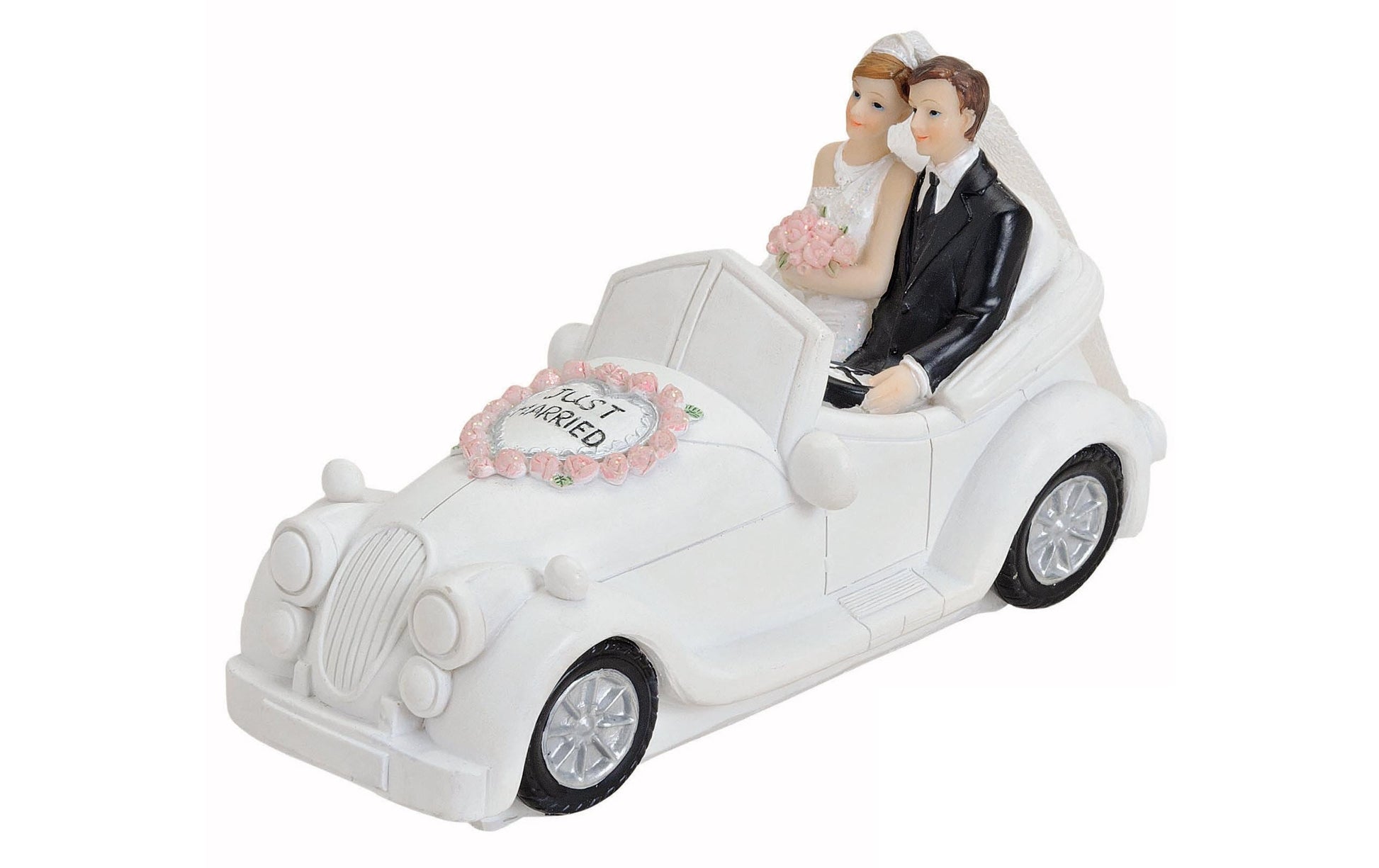 G. Wurm Spardose Hochzeit – Polyresin, Weiss – 16 × 7 × 9 cm