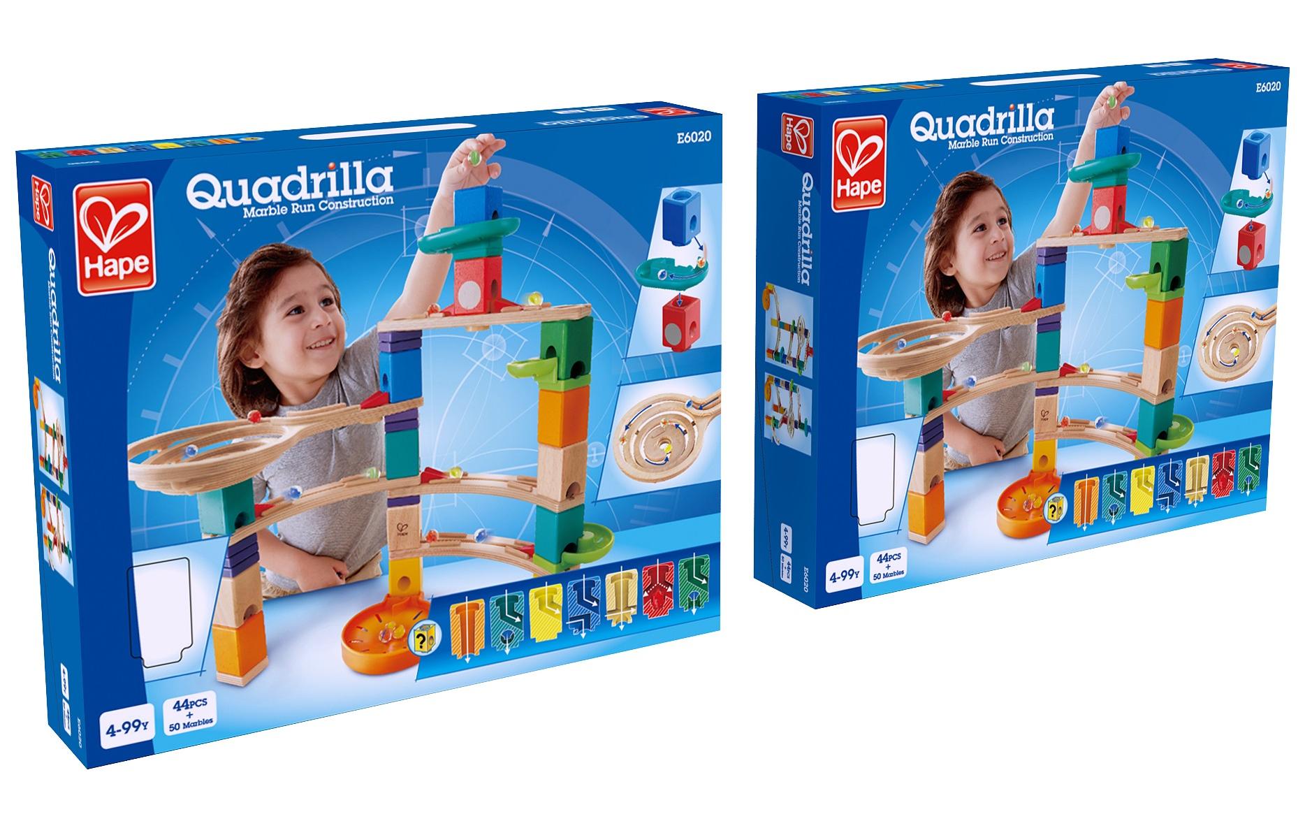 Hape Murmelbahn – 94-teilig – ab 4 Jahren – Kunststoff, Glas, Holz – mehrfarbig
