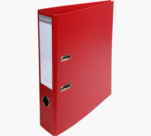 Exacompta Hebelordner – für A4 – Rückenbreite 7 cm – Rot