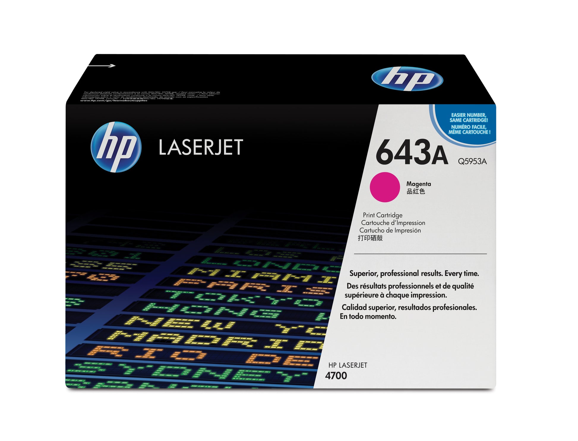 HP Toner 643A – magenta, 10000 Seiten