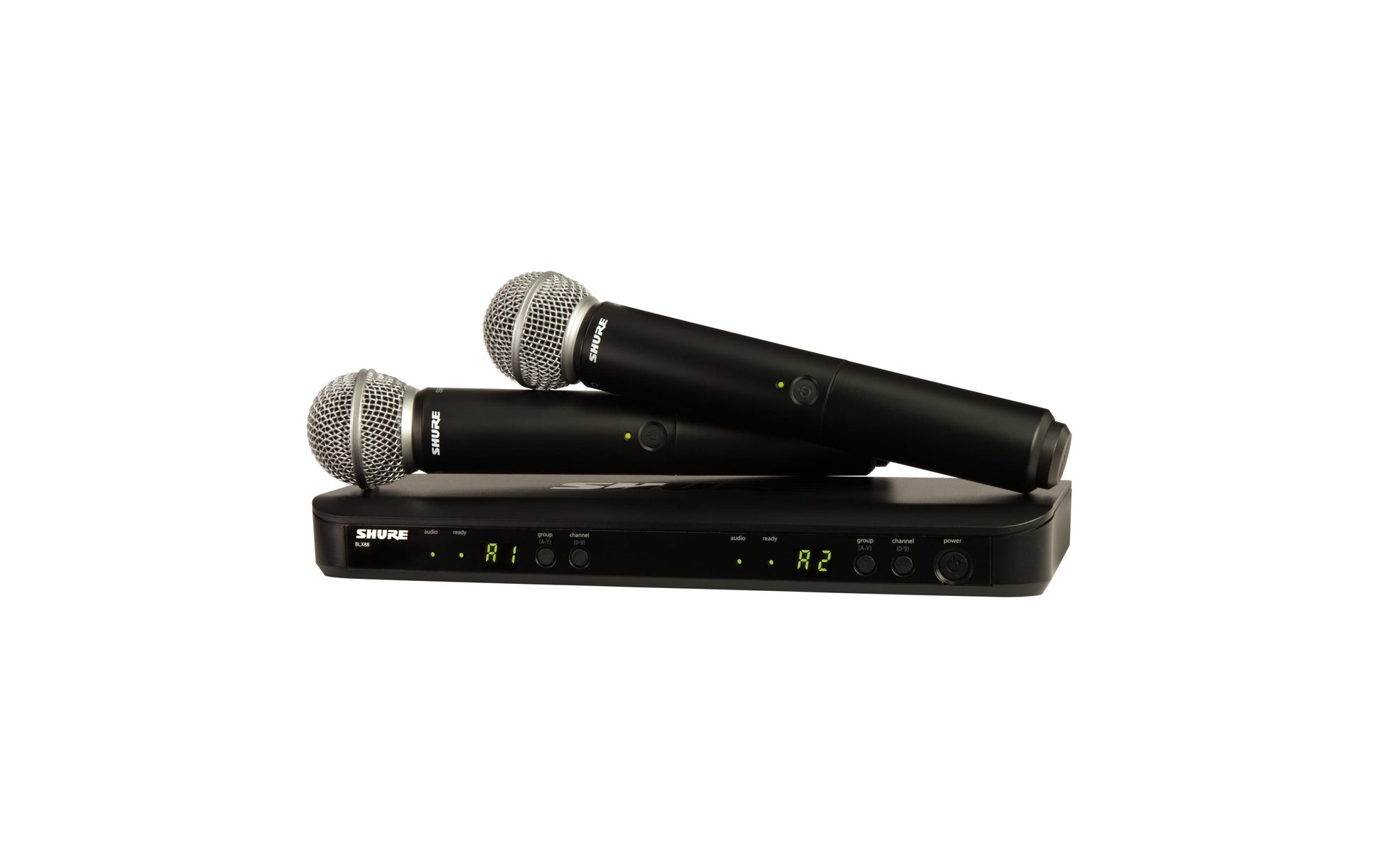 Shure BLX288E/SM58-M17 – Mikrofon, Funk & XLR, Niere, Dynamisch, Gesang & Sprache