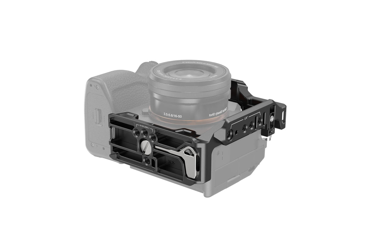 SmallRig Half Cage – für Sony Alpha 7R V, Alpha 7 IV, Alpha 7S III und andere – Schwarz – 98,5 × 51,3 × 108 mm