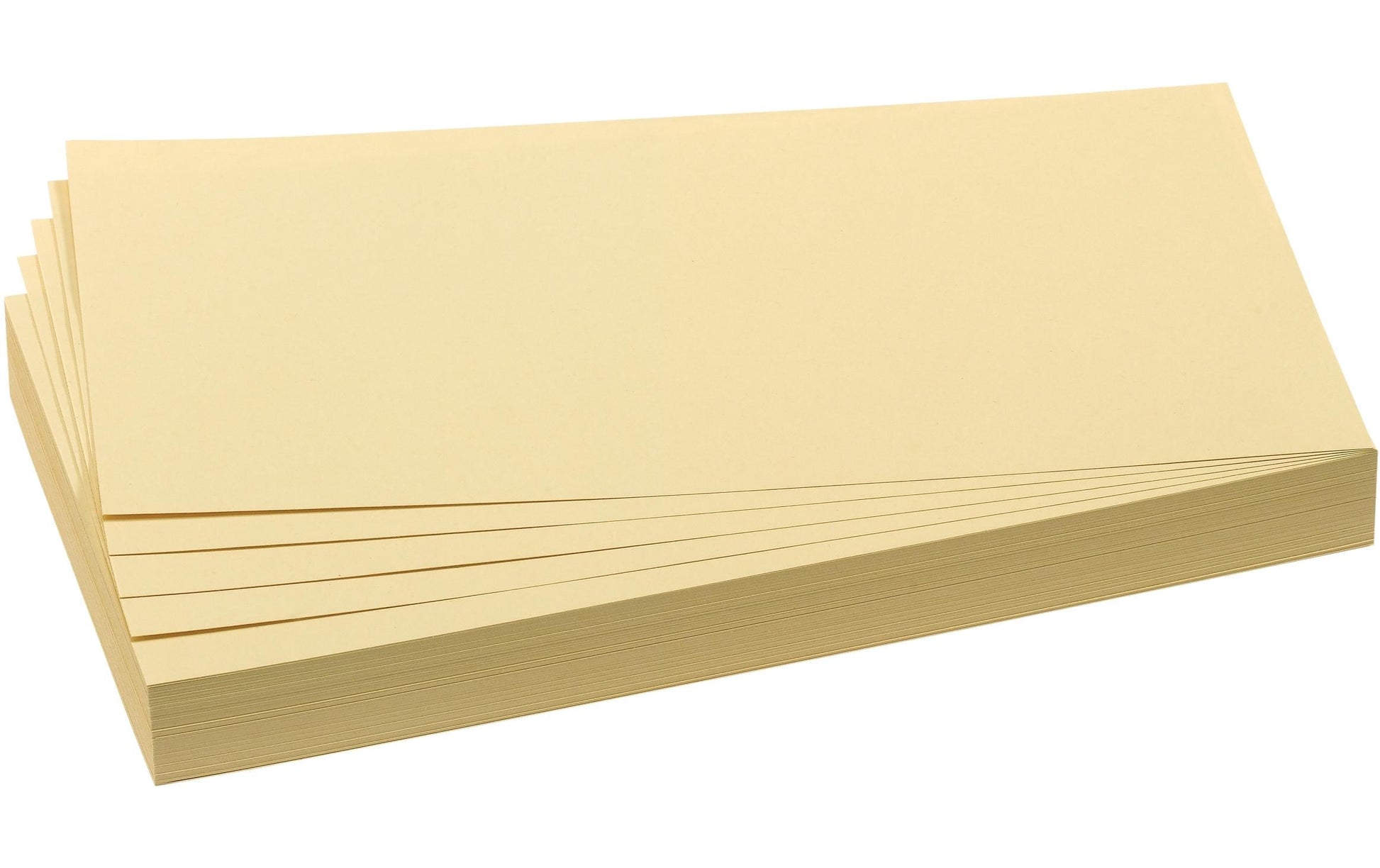 Franken Moderationskarten Rechteck – 9,5 × 20,5 cm, Gelb, 500 Stk.