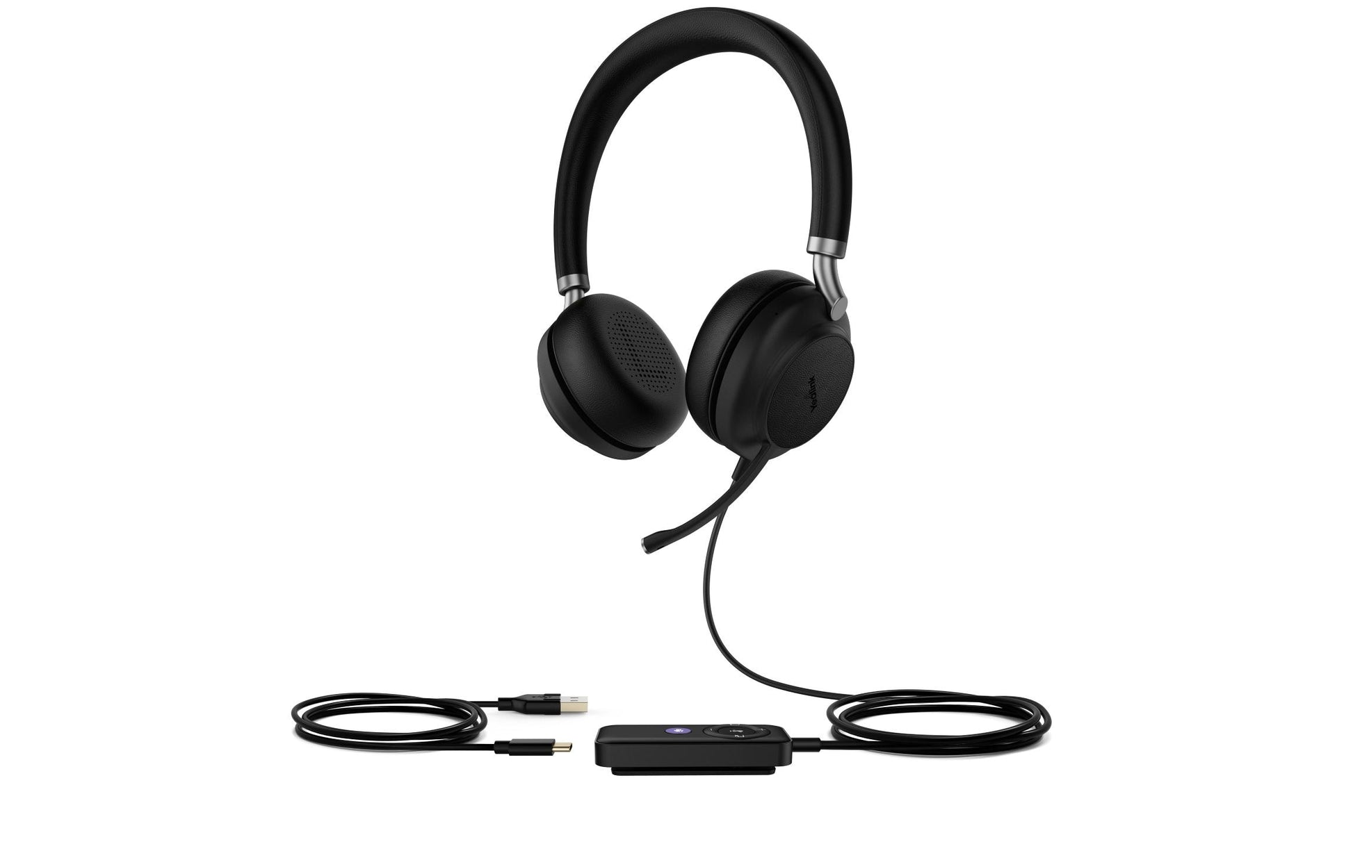 Yealink UH38 Dual UC – Duo Headset – USB-C, Busylight – Teams-kompatibel – Schwarz – bis 8 h