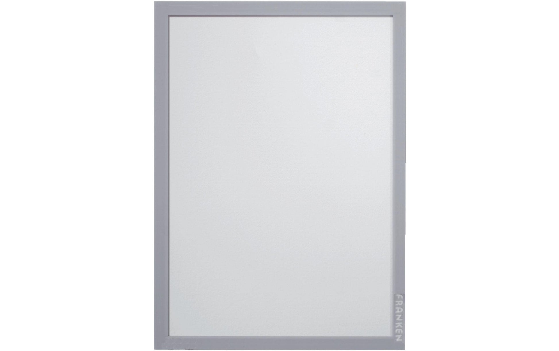 Franken Aushangrahmen – A4, silber, transparent, magnetisch – 2 Stk.