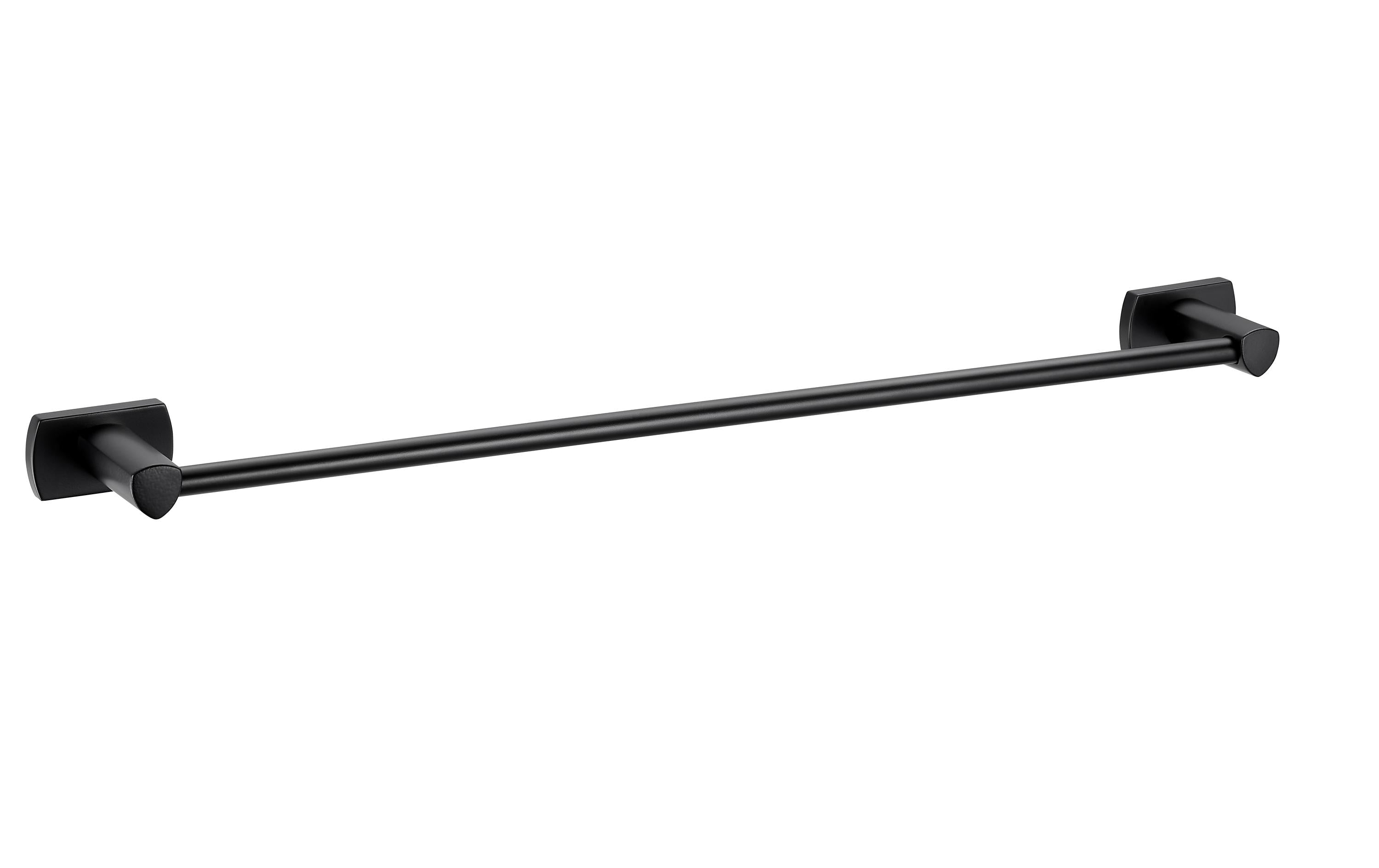 Biasca Handtuchhalter (Wand) – Metall, zum Schrauben, Schwarz
