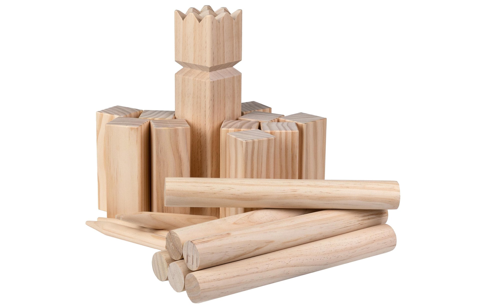 KOOR Kubb – 2–12 Spieler – ab 6 Jahren – Holz, braun – FSC