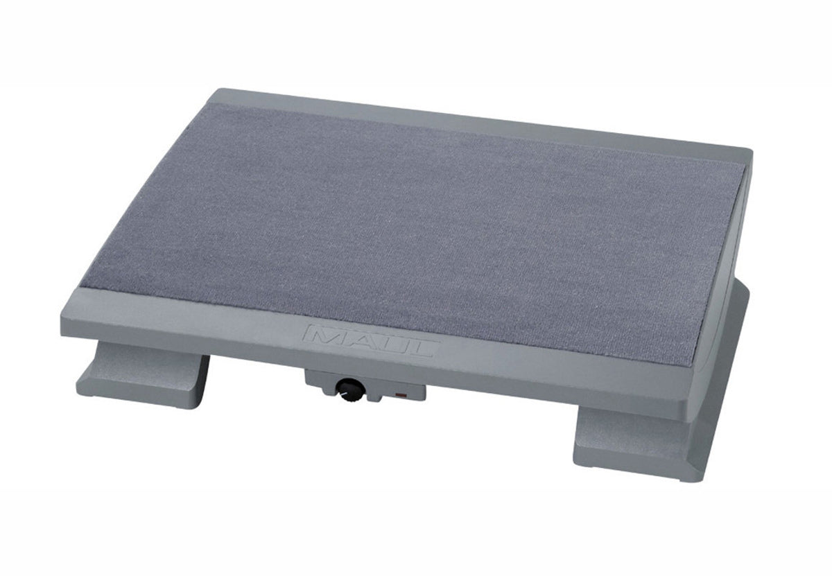 MAUL Fussstütze – grau – 450 × 390 mm – Kunststoff, rutschfest