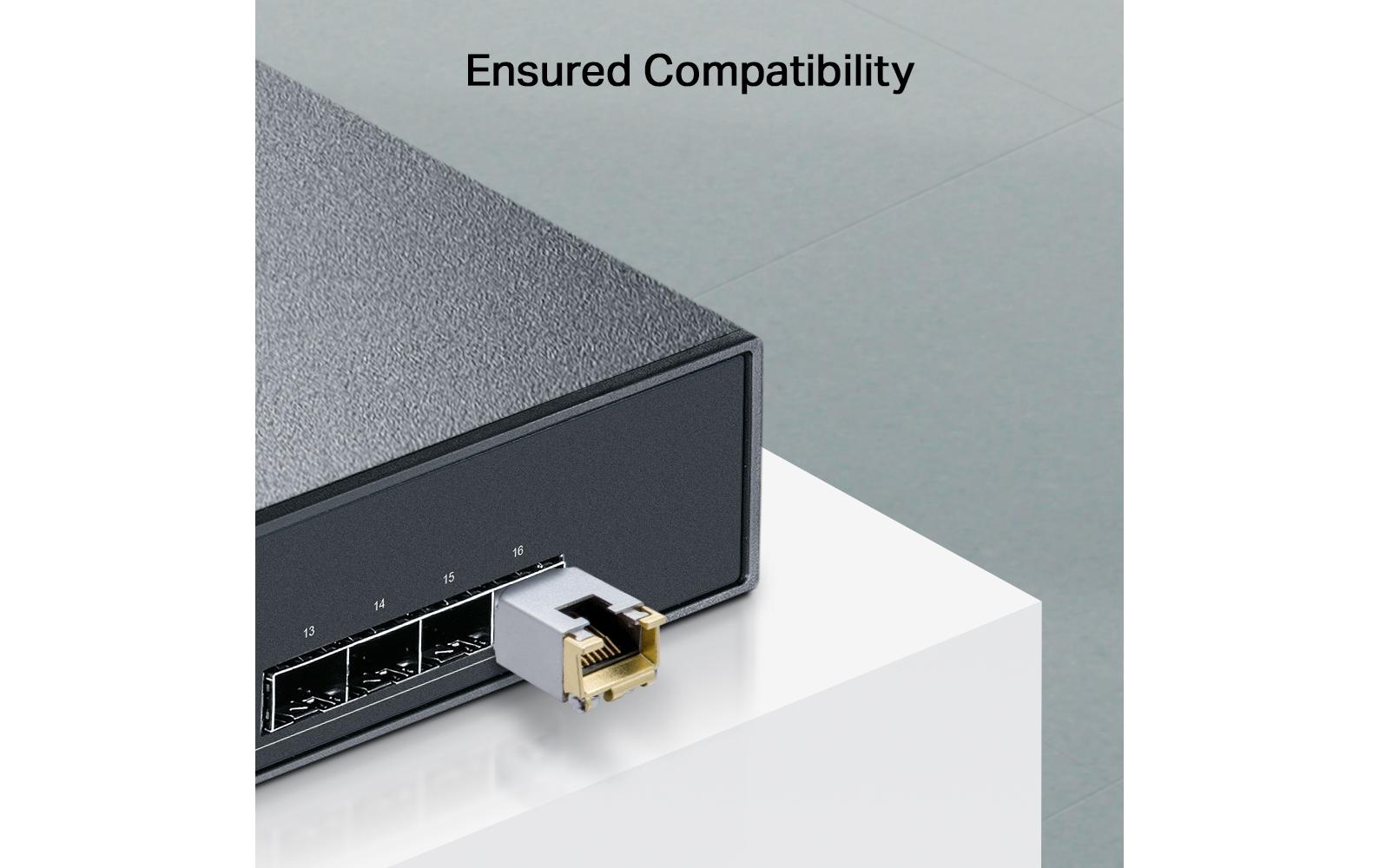 TP-Link Omada SM331T SFP-Transceiver – 1,25 Gbit/s, Multimode 50/125 µm, 850 nm, 300 m – Silber