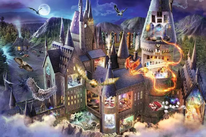 Ravensburger Puzzle Hogwarts Interior (Film) – 3000 Teile – 121 × 80 cm – ab 14 Jahren
