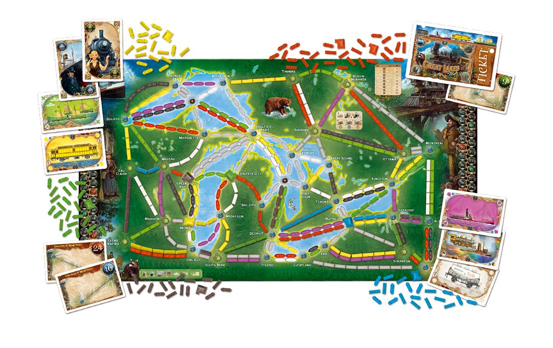 Days of Wonder Zug um Zug Weltreise – Brettspiel, 2–5 Spieler, ab 10 J., 60 min, DE